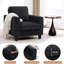 Mid-Century Accent Chairs Featuring Wide Backrest-1186122522
