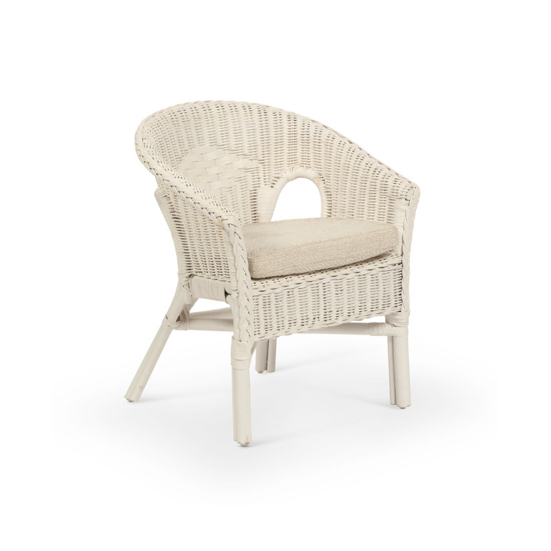 Aniken Upholstered Accent Chair, White
