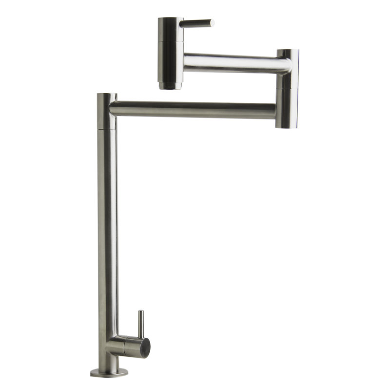 Alfi Brand Kitchen Faucet, Brushed Stainless Steel
