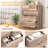  5-Drawer Dresser For Bedroom And Chest Of Drawers With Sturdy Construction Wood Storage Organizer For Closet Grey-2071780989