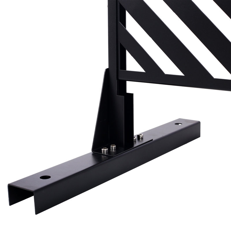 Écran d'intimité extérieur et intérieur H 76 po x l 48 po, Noir