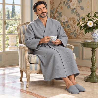 Peignoir gaufré LOTUS LINEN