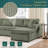 Oversized Sectional Sofa 115.3" U-Shaped Sofa