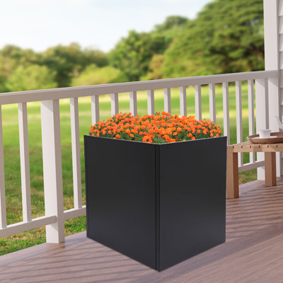 Boîte à fleurs en métal Sieme