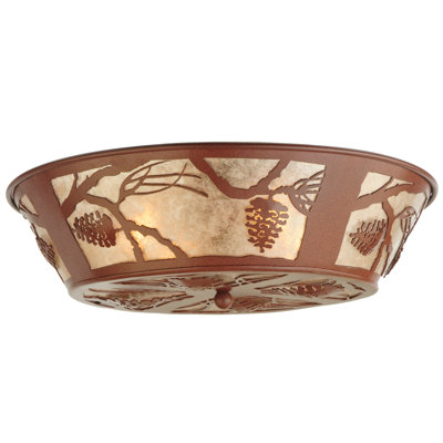 Rustic Lodge 4 - Light Flush Mount