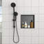 Alcôve de douche en acier inoxydable