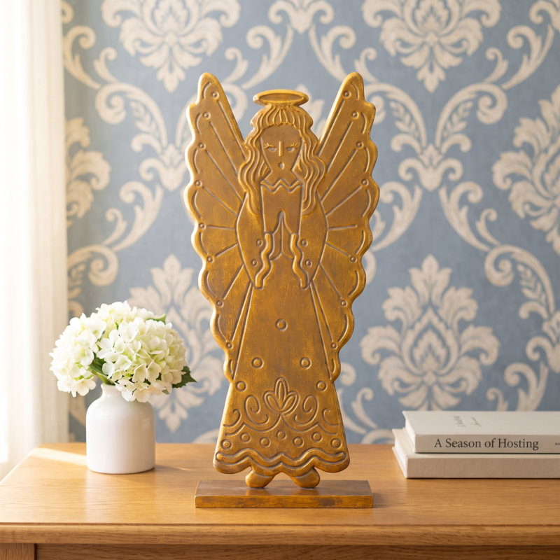 ANTIQUE GOLD ANGEL