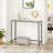 Huxley 39.4'' Glass Top Console Table-356754119-356754113