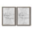 Une maison - ensemble de 2 reproductions d'art textuel-1092425810-1092425811-1092425815