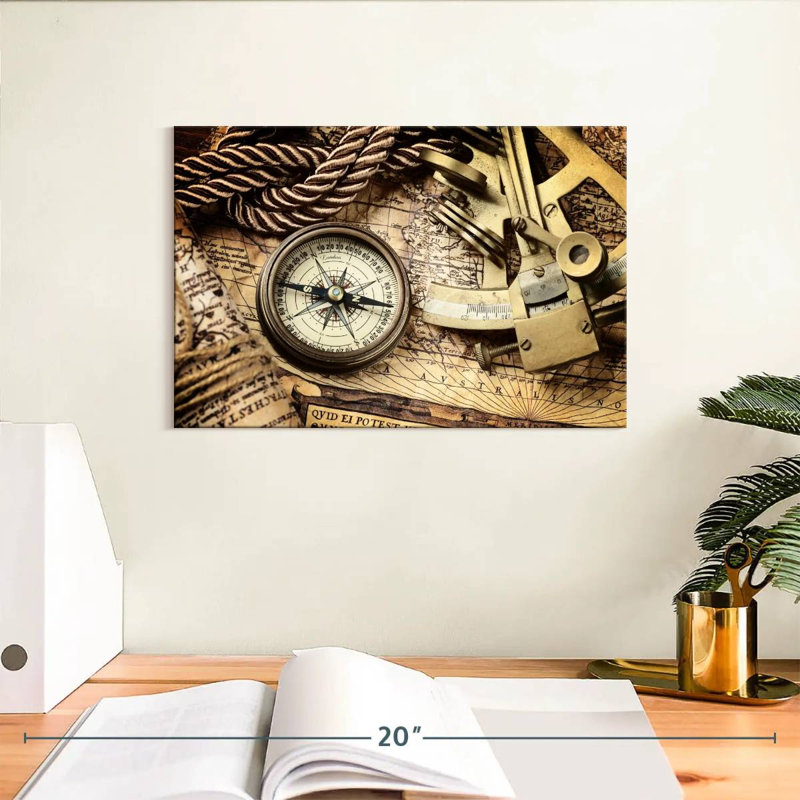 Outils de navigation Aletra Antique, H 8 po x l 12 po