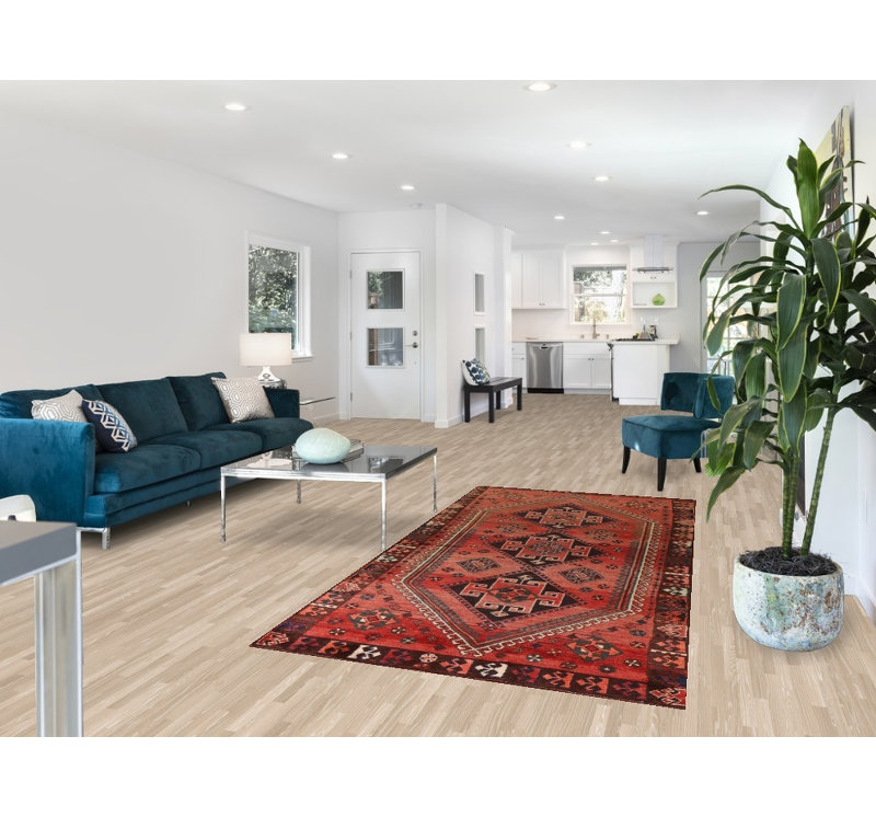 Tapis traditionnel tribal géométrique 4 x 8