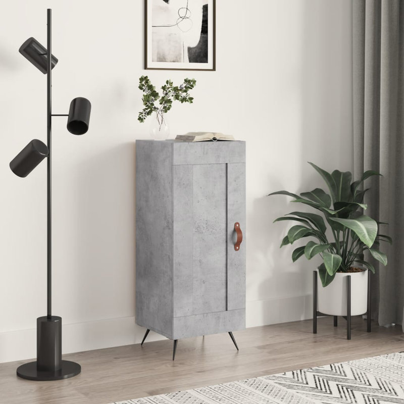 Merielle 34.5cm Sideboard, Concrete Grey