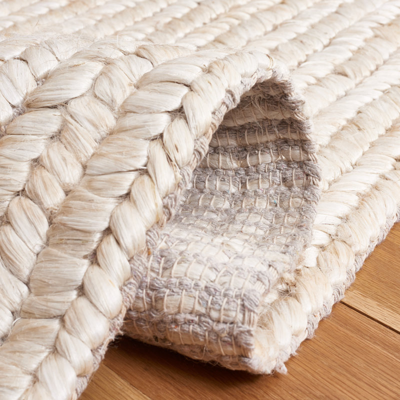 Ralph Lauren Bajada Jute, Cotton Solid Color Rug, Rectangle 5' x 8'