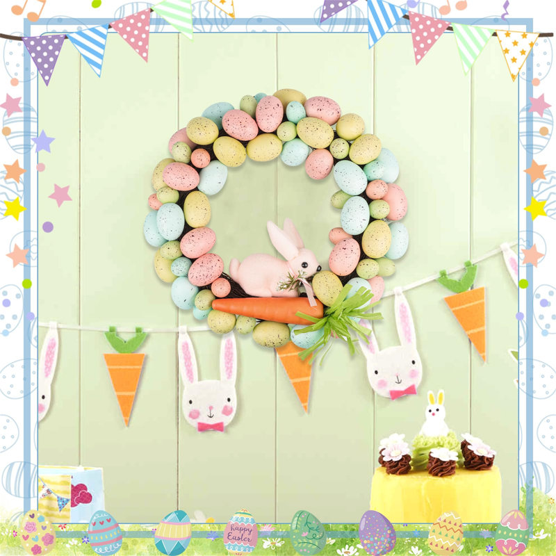 Plastic 42cm Wreath