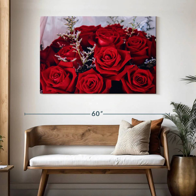 Hardie Romantic Red Rose Bouquet, 32" H x 48" W