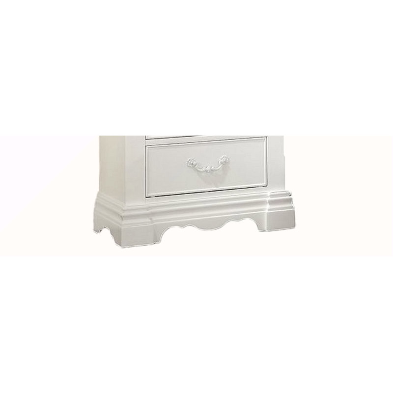 Table de chevet blanche