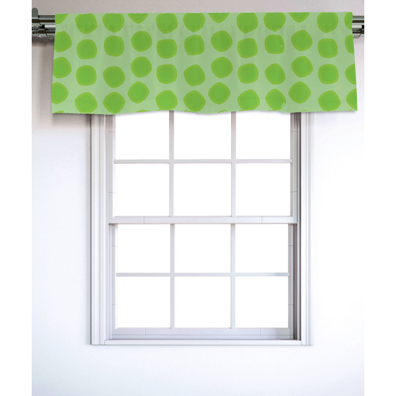 Sateen Ruffled Window Valance