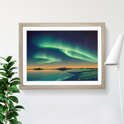 Unbelievable Northern Lights - Framed Print