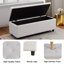 Banc de rangement en microfibre / microsuède Srinidhi