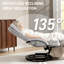 68cm Wide Velvet Swivel Standard Recliner