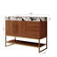 Meuble-lavabo autoportant moderne 36 po avec lavabo en céramique sans soudure et plateau en pierre frittée-51461681-51461693