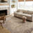 Sorrento Oriental Machine Made Polyester Area Rug in Bark/Natural-78565396
