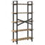 100cm W Steel Etagere Bookcase-530705022-530705023