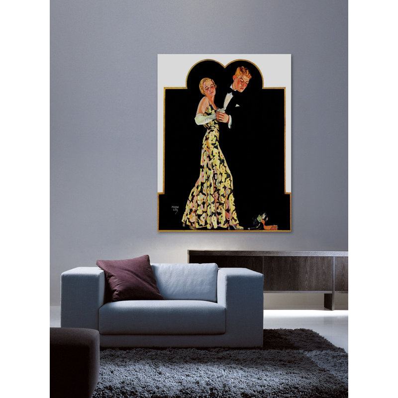 Impression sur toile tendue Vintage Fashion, H 48 po x l 40 po x P 1,5 po