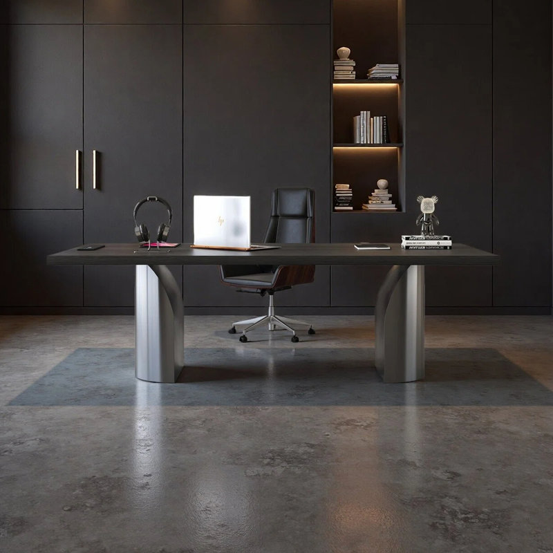 Bureau à domicile de style italien, H 29,53 po x l 78,74 po x P 31,5 po