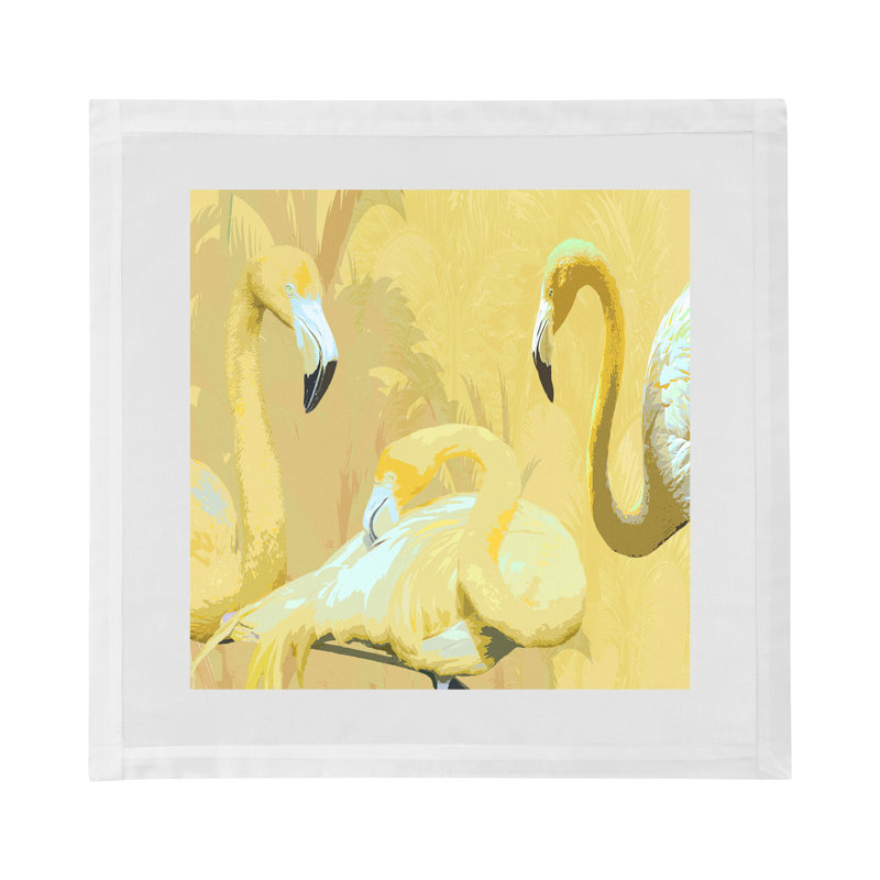 Palm Springs Cotton Sateen Dinner Napkins, Golden