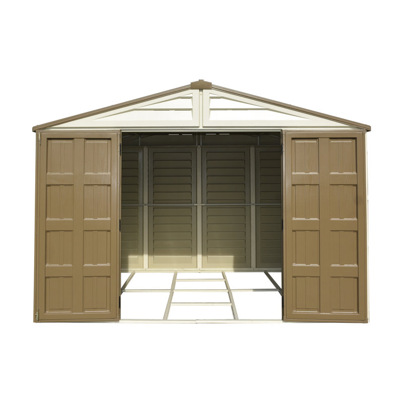 Woodbridge Plus 10.5 ft. W x 10.5 ft. D Plastic Storage Shed