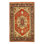 Oriental Area Rug in Rust