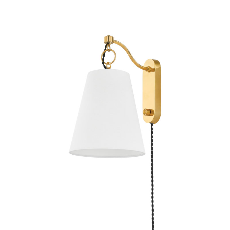 Joan 1 Light Plug-in Plug-in Sconce