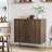 Sideboard Buffet With Storage, Mid-Century Modern Style Storage Cabinets, Walnut Sideboard For Living Room, Dining Room, Entryway, Hallway, Kitchen