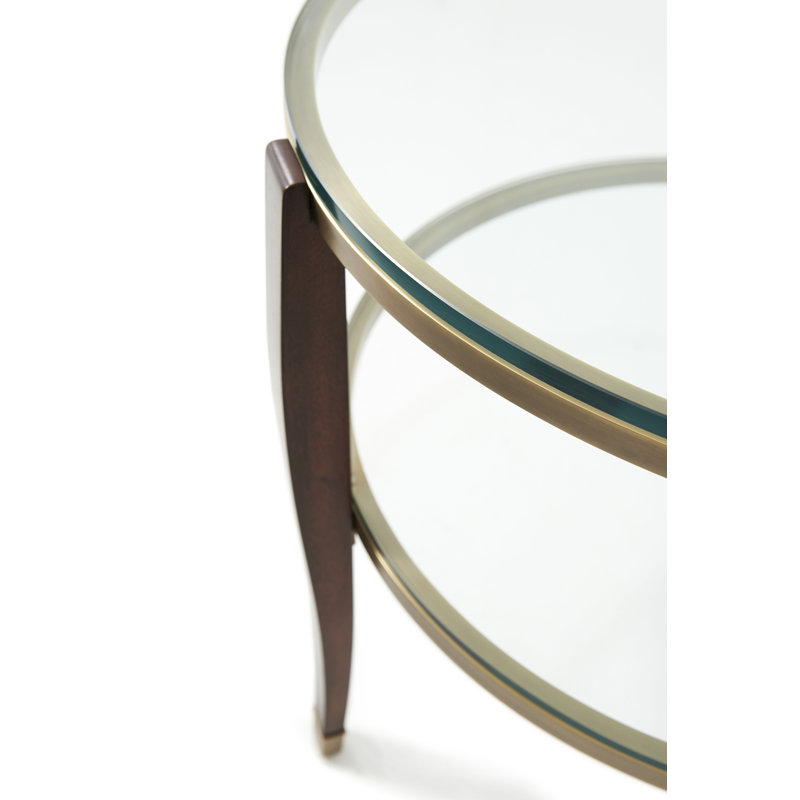 Vanucci Eclectics Glass Top Single Coffee Table