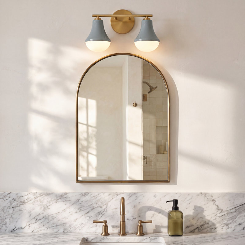 Capulet 2 - Light Dimmable Vanity Light, Seafoam