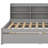 Bed With Side Bookcase And Drawers-144395723-144395726