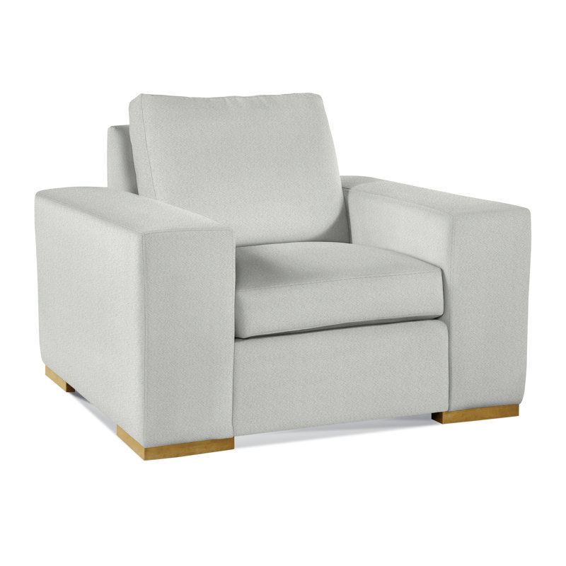 Memphis Upholstered Armchair, Honey, Elite Ivory; 0321-91