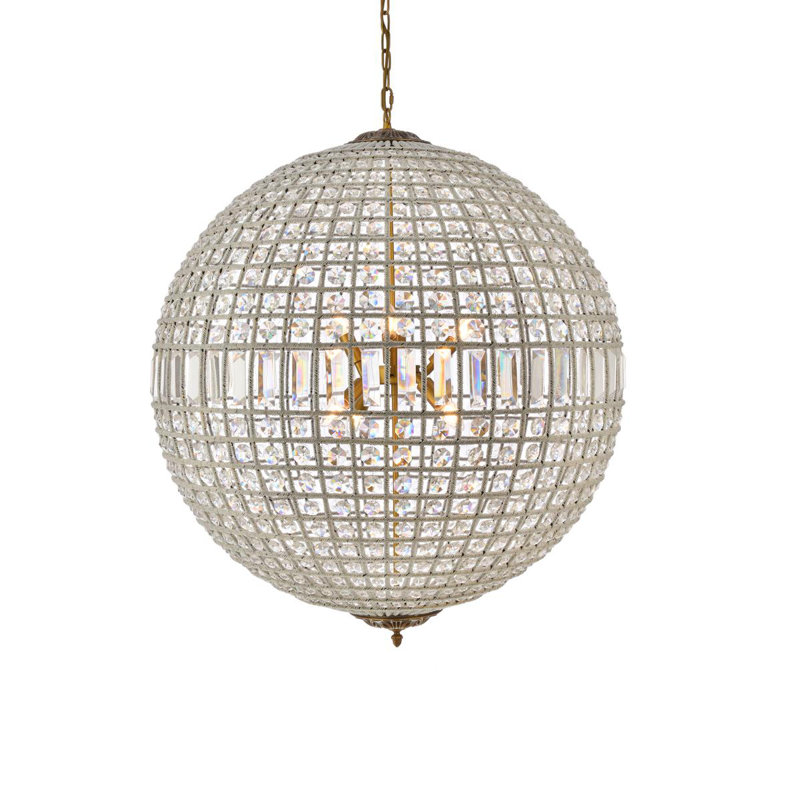 Rola 8-Light Chandelier, Or français