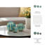 Objets décoratifs pour la décoration intérieure - Sculpture orbes en céramique brillante et statues pour le style tablette, décor de cuisine ou décorations modernes pour le salon - ensemble de 3
