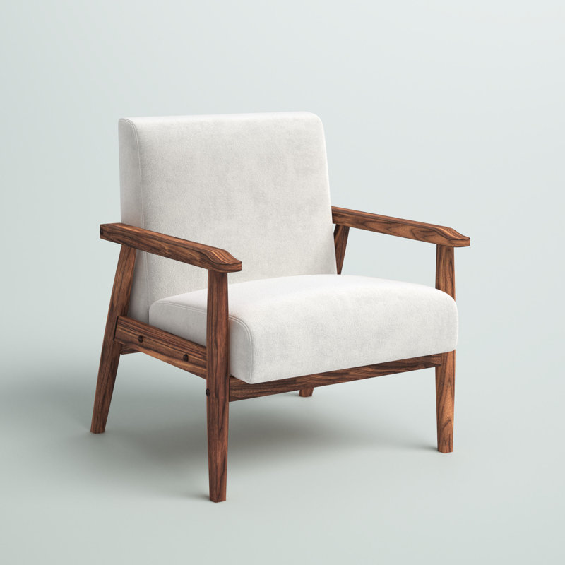Fauteuil Paynesville de 64,77 cm de large, Blanc