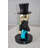 Frowning Monopoly Man Holding Money Bag Resin Statue Small Size: 7" x 8" x 15"H