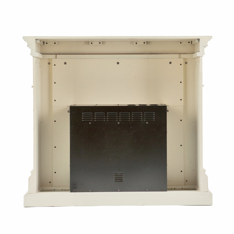 Vanegas Fireplace with Fireplace Included, Ivory