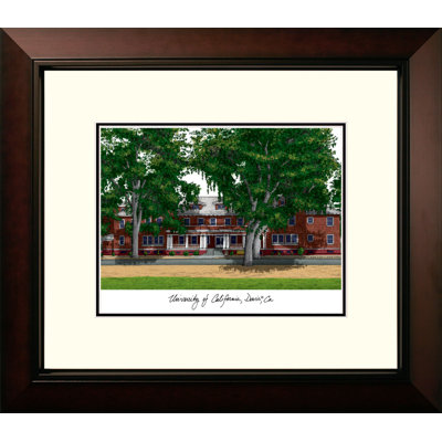 NCAA UC Davis Aggies Legacy Alumnus Lithograph Picture Frame