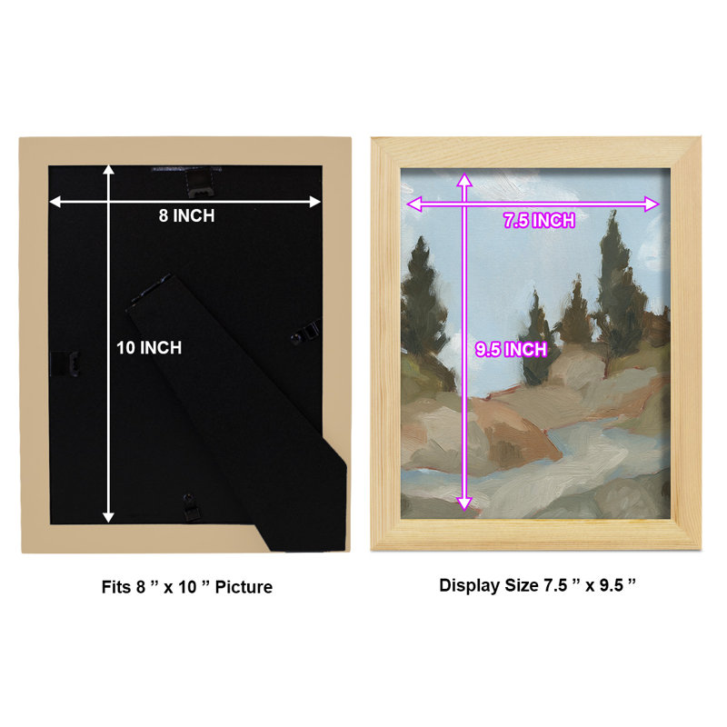 West Fourche Trail II sur papier, H 11 po x l 9 po x P 1 po, Naturel