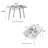Brown Round Solid Dining Table For Dining Room/Kitchen-1577325223
