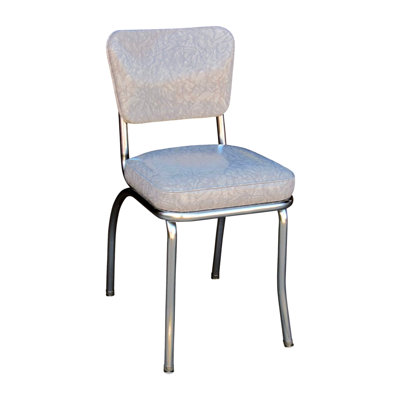 Chaise de salle à manger rembourrée rétro
