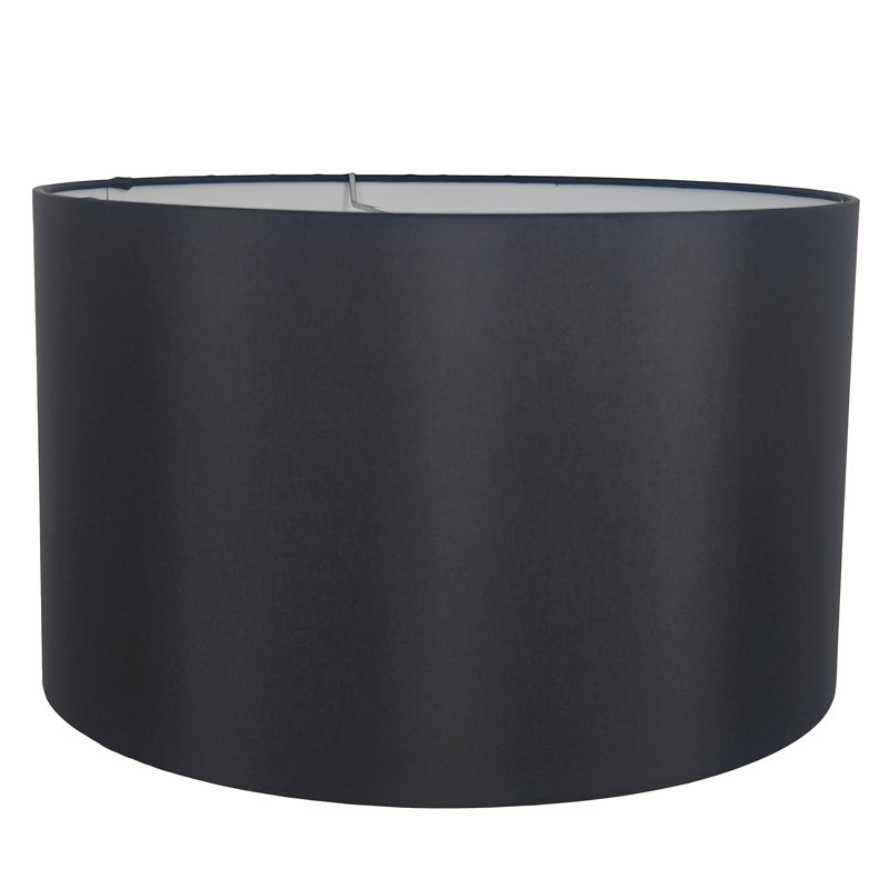 Abat-jours cylindriques 15 po en haut x 15 po en bas x 9 po, Noir