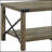Rustic Oak Finish Coffee Table