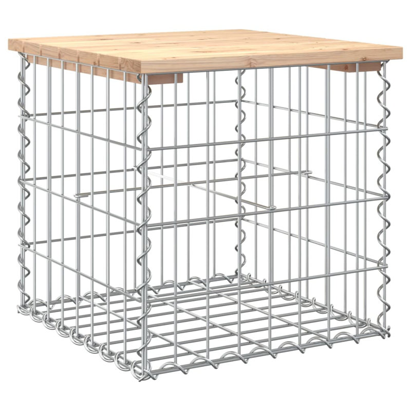 Banc d'extérieur vidaXL, H 16,5 po x l 17,3 po x P 16,9 po, Honey Pine